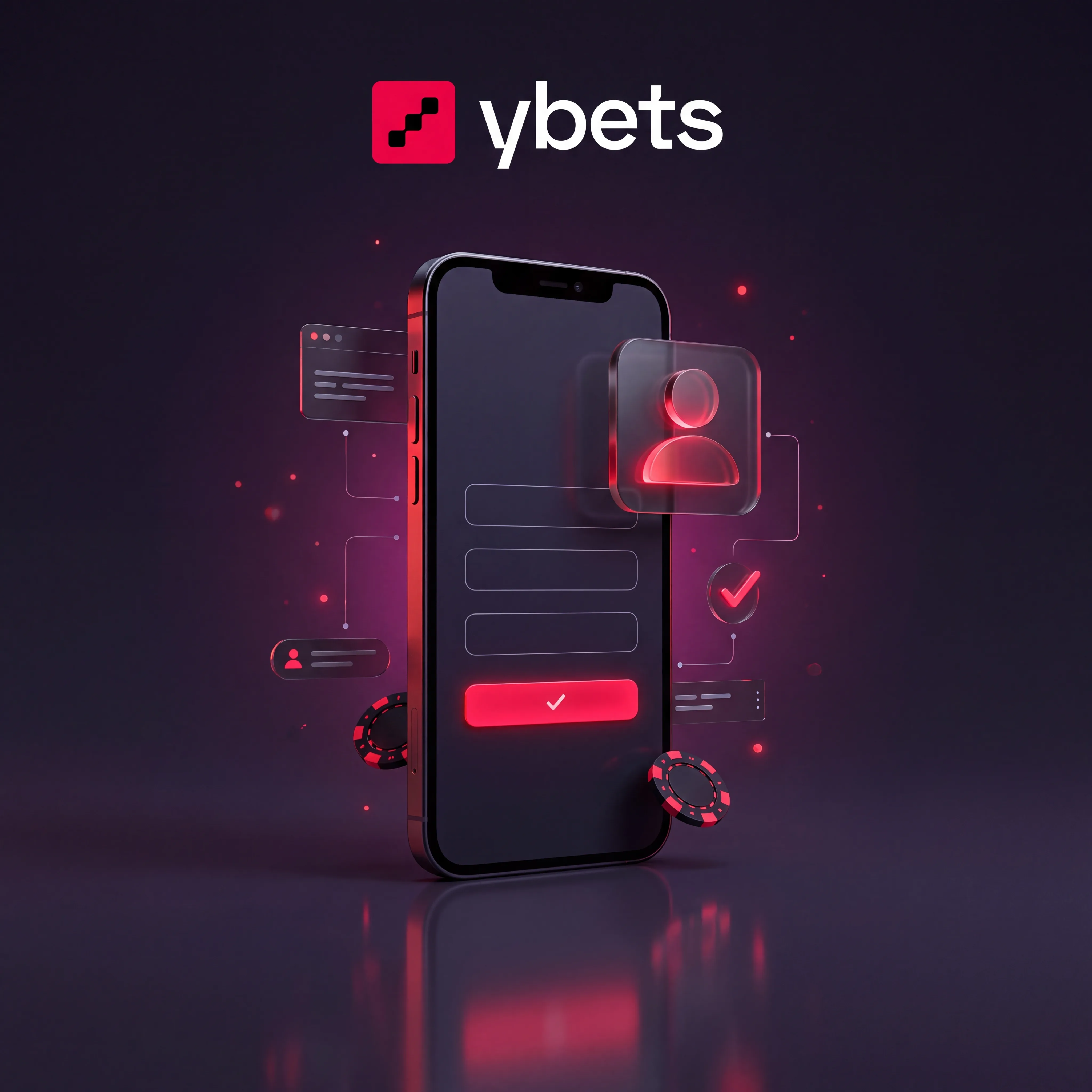 Ybets registration illustration